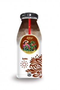 250ml Latte Coffee Glass bottle8